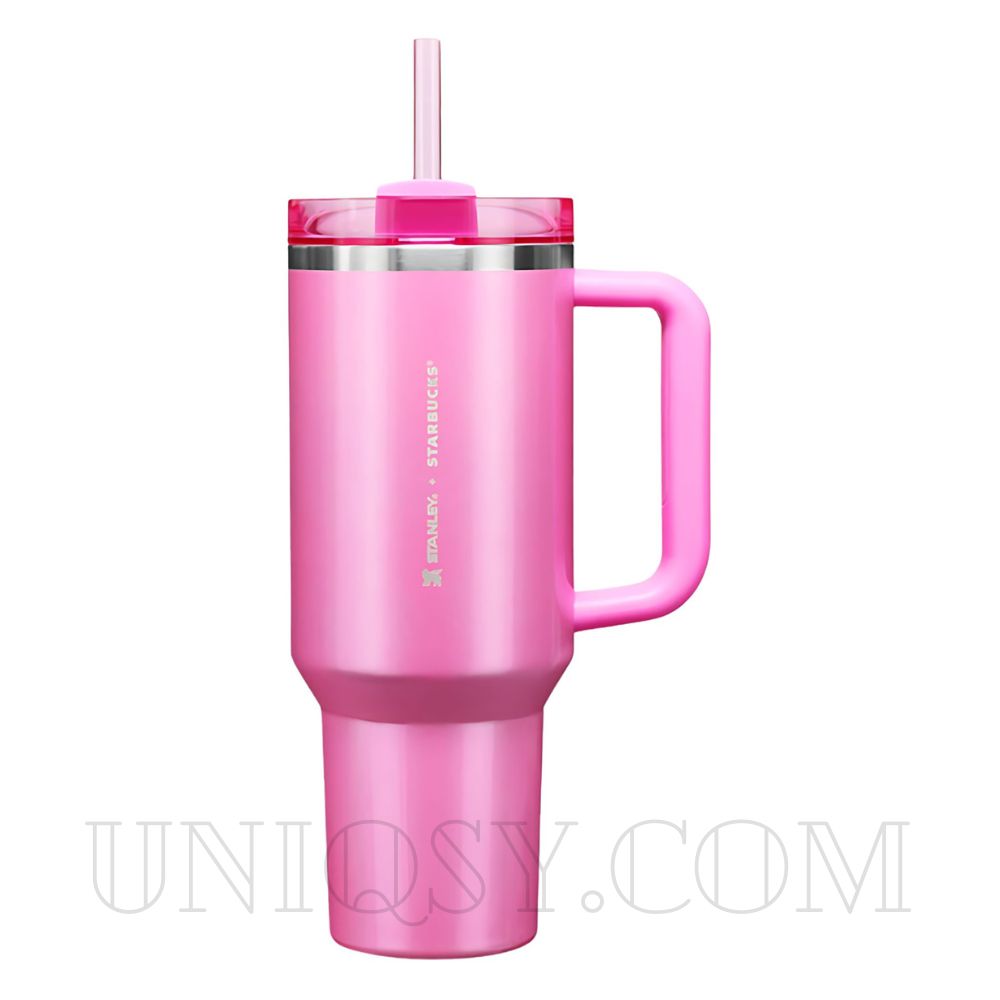 The Quencher Stanley Neon 40 OZ Tumbler Cup