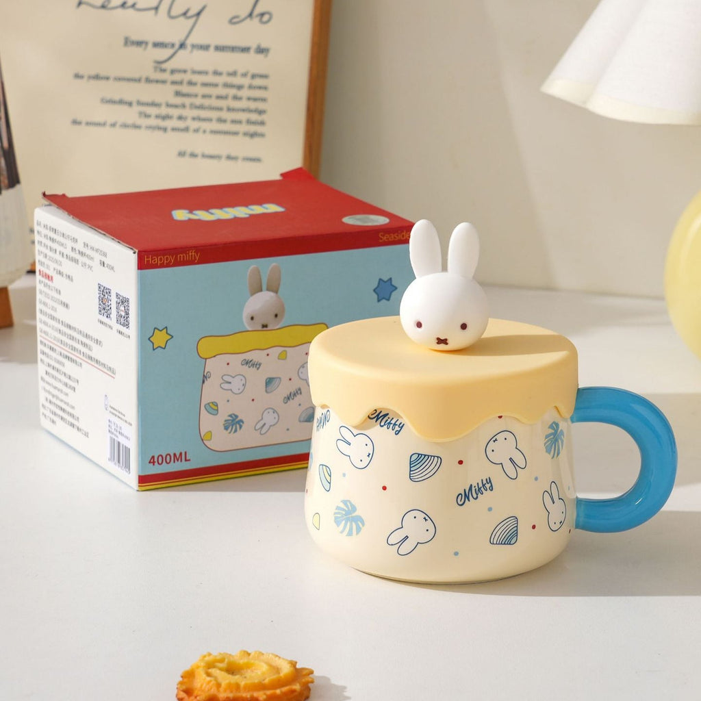 Miffy Sweet Melt Ceramic Mug with 3D Lid