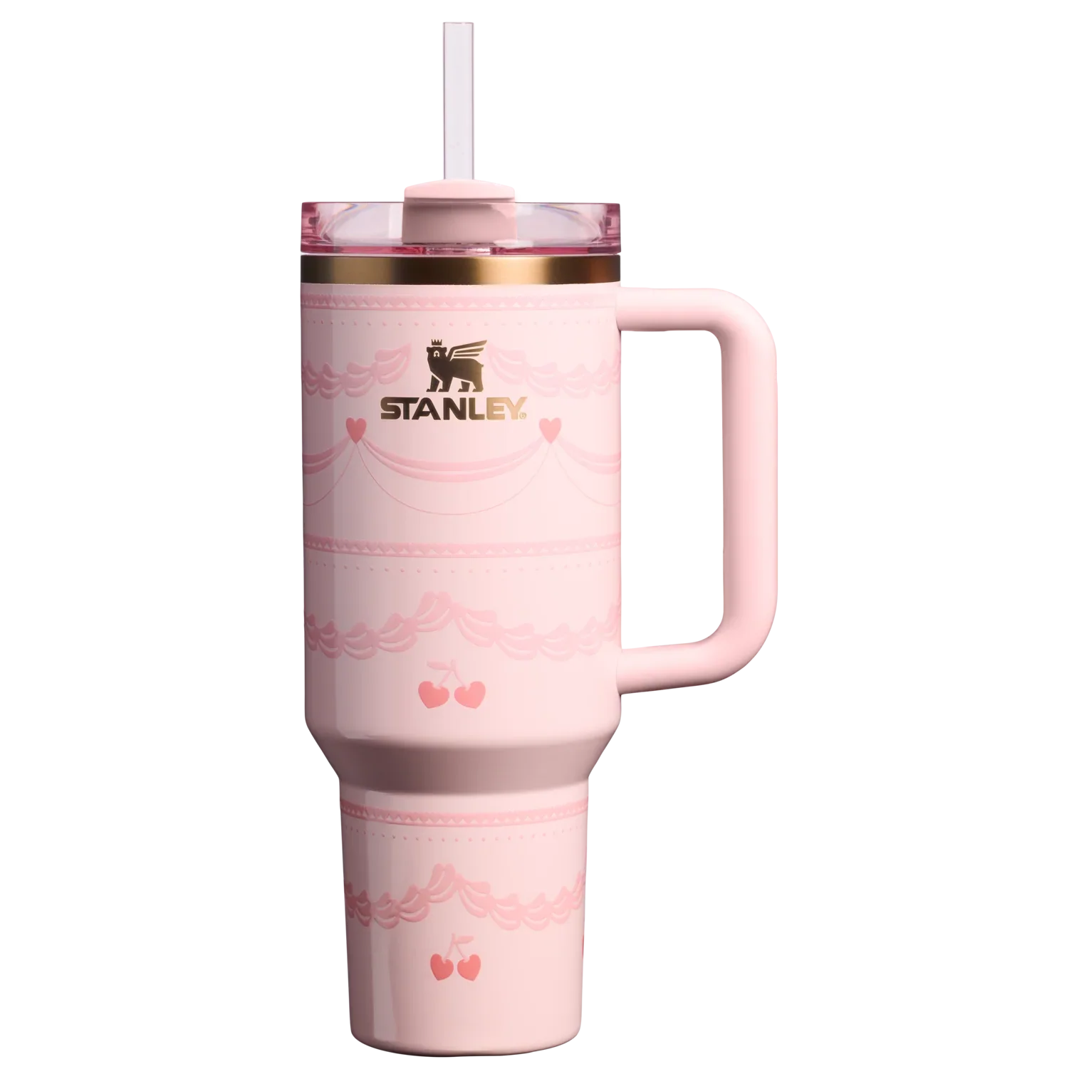 Stanley Cup Valentine's Day 40 oz Stainless Steel H2.0 Flowstate Quencher Tumbler